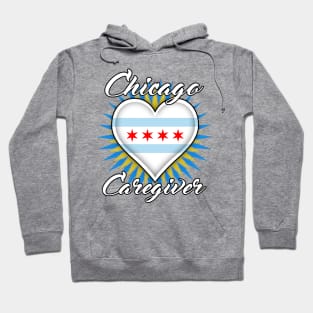 Chicago Caregiver (white font) Hoodie